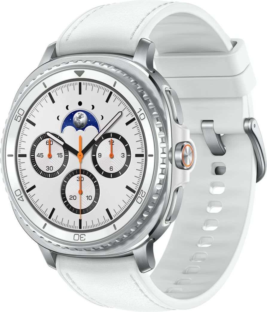 Smartwatch Samsung Galaxy Watch8 Classic SM-L500 46mm, 64GB, bardhë