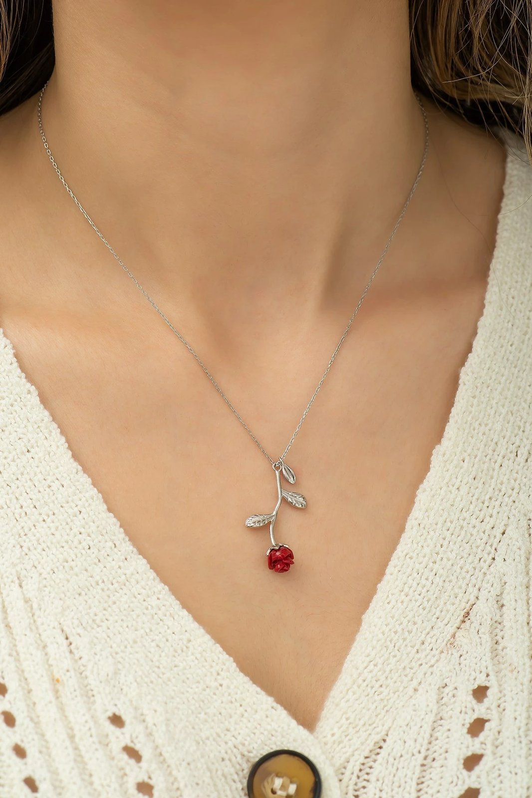 Varëse argjendi, Jumeon, TRDYL342, ngjyrë argjendi dhe e kuqe