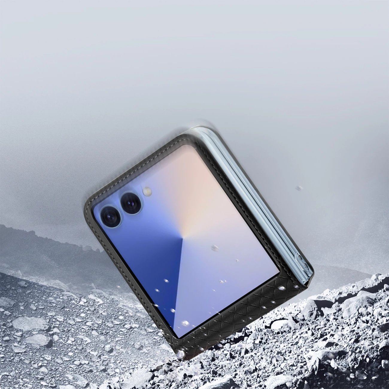 Mbështjellës Dux Ducis Bril për Samsung Galaxy Z Flip 7, i zi