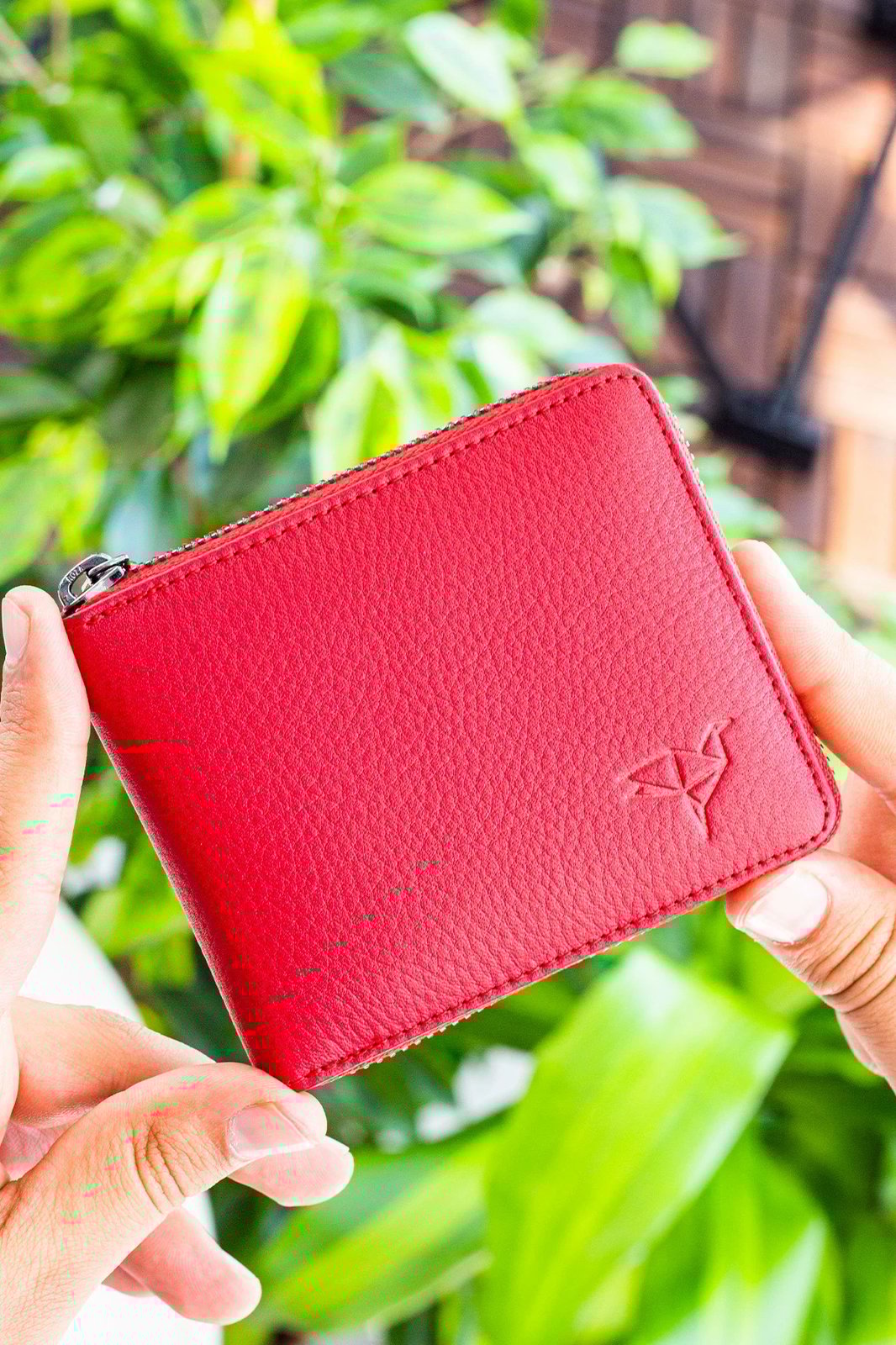 Portofol unisex Zoozie Bags Carole, i kuq