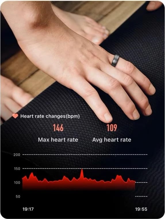 Unazë smart RUBICON për meshkuj, argjend/ari