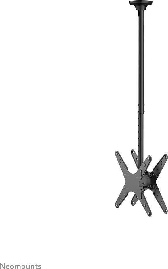 Mbajtëse tavani për dy ekrane Neomounts FPMA-C340DBLACK, 32-75 inç, rregullim lartësie, e zezë