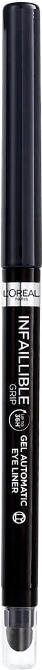 Laps për sy, L'Oreal Infaillible Eye Liner Automatic Gel, 002 Matte Black, 24ml