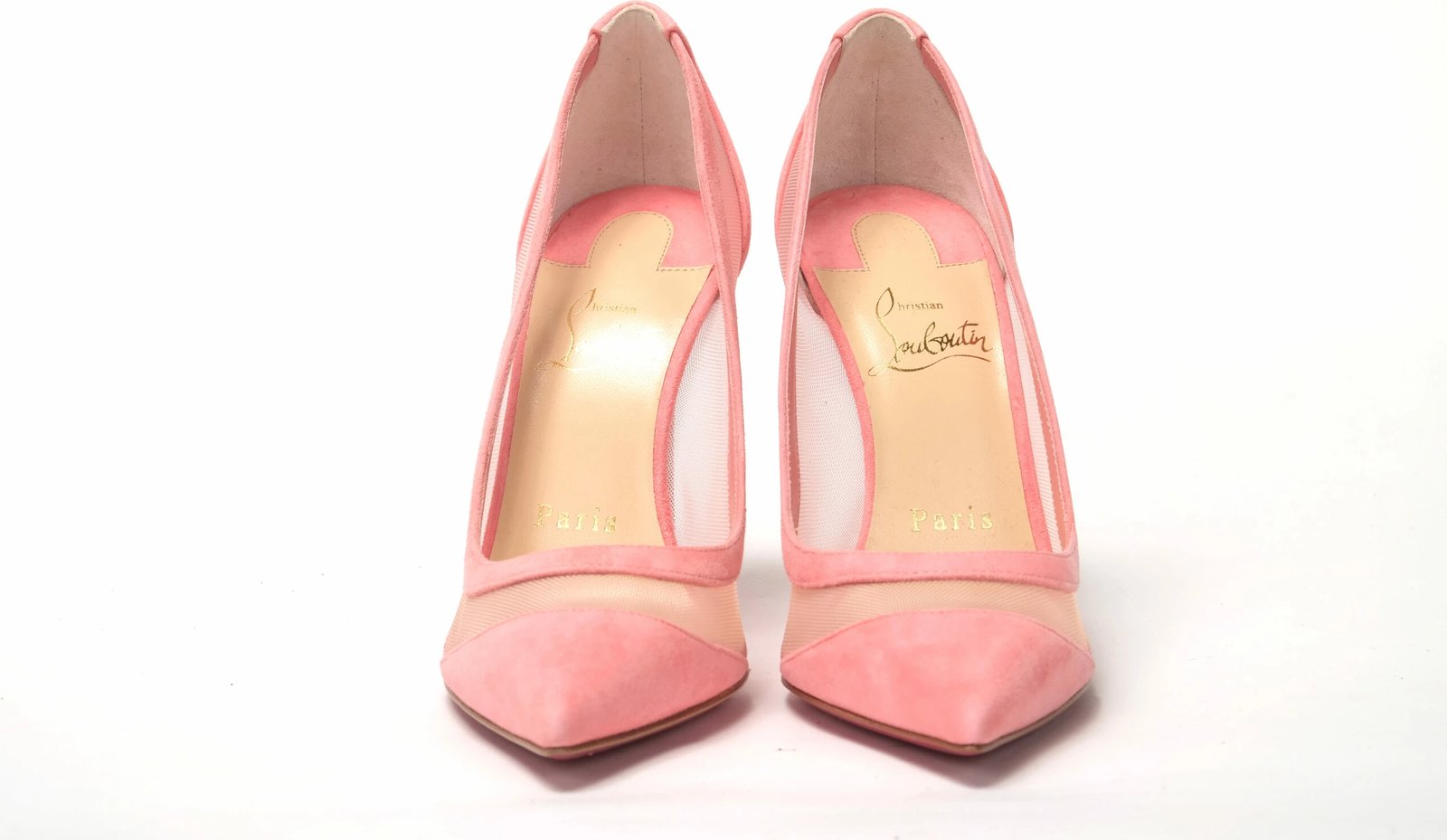 Këpucë me taka për femra Christian Louboutin, rozë 