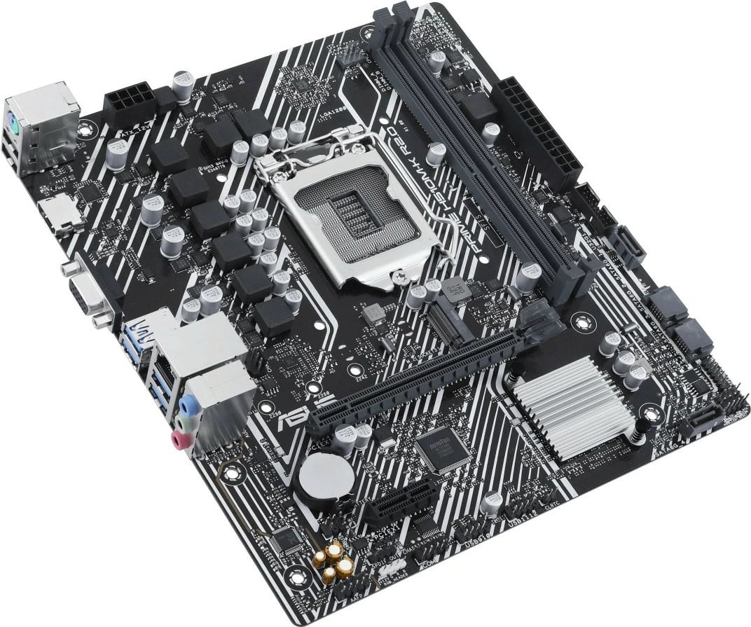 Pllakë amë Asus PRIME H510M-K R2.0, micro ATX, LGA1200, 2 DDR4, HDMI, e zezë
