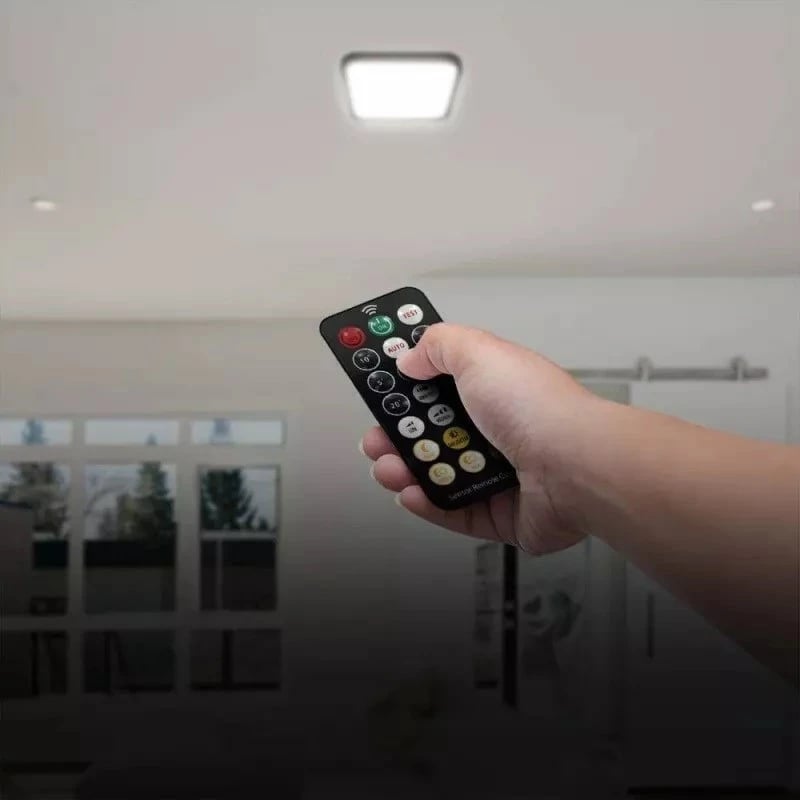 Plafond V-TAC VT-8630S, 36W LED, 42x42cm, detektor lëvizjeje, e zezë