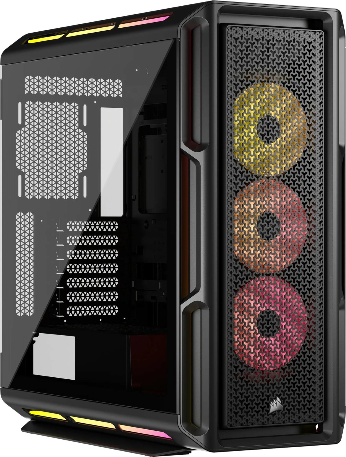 Kasë Corsair 5000T LX RGB, midi tower, xham i temperuar, e zezë