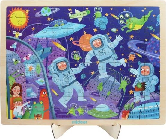 Puzzle druri Mideer Space Adventure 100 copë