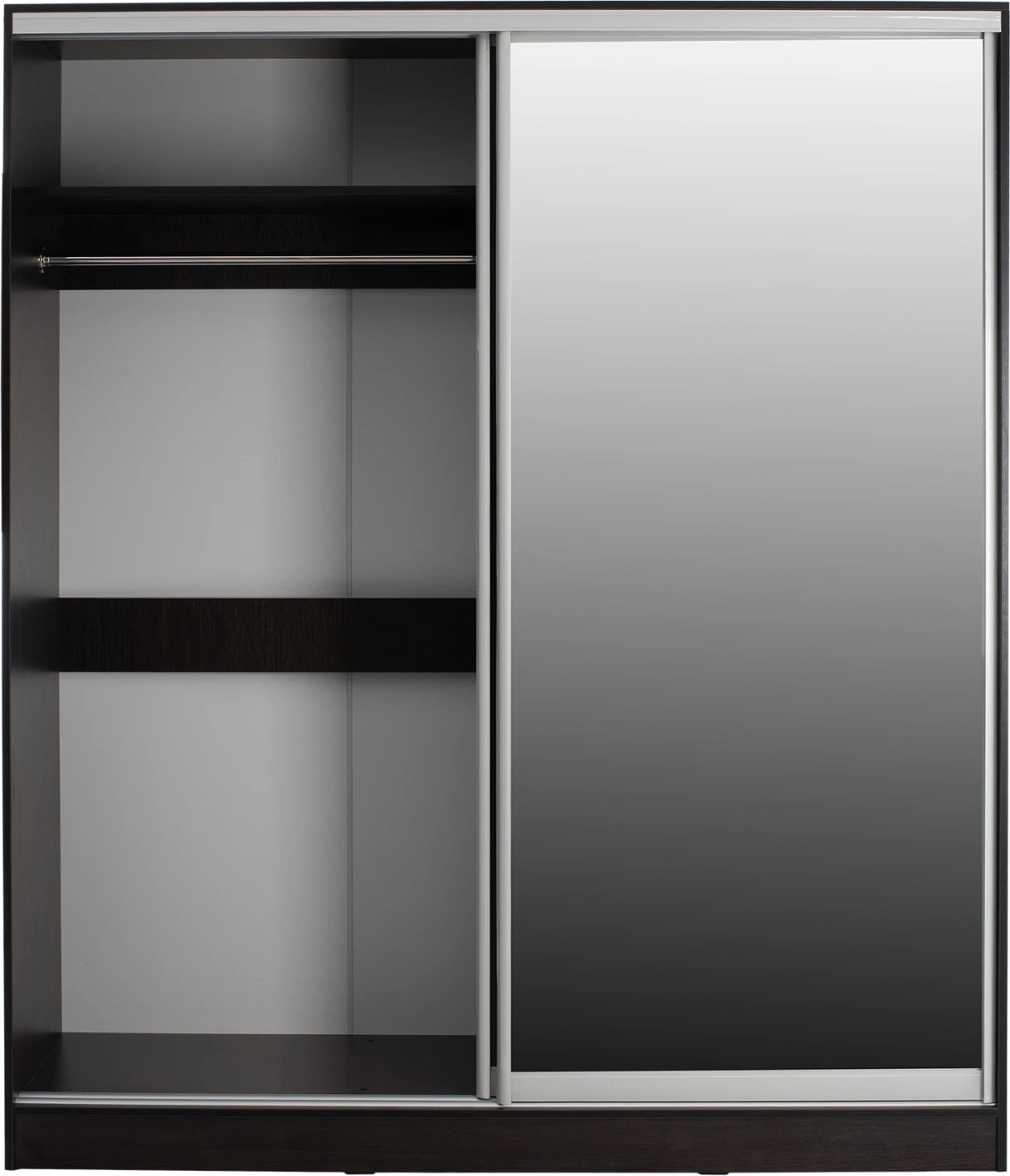 Dollap me dyer rrëshqitëse, ngjyrë wenge, FH2437.02, 180x60x210 cm