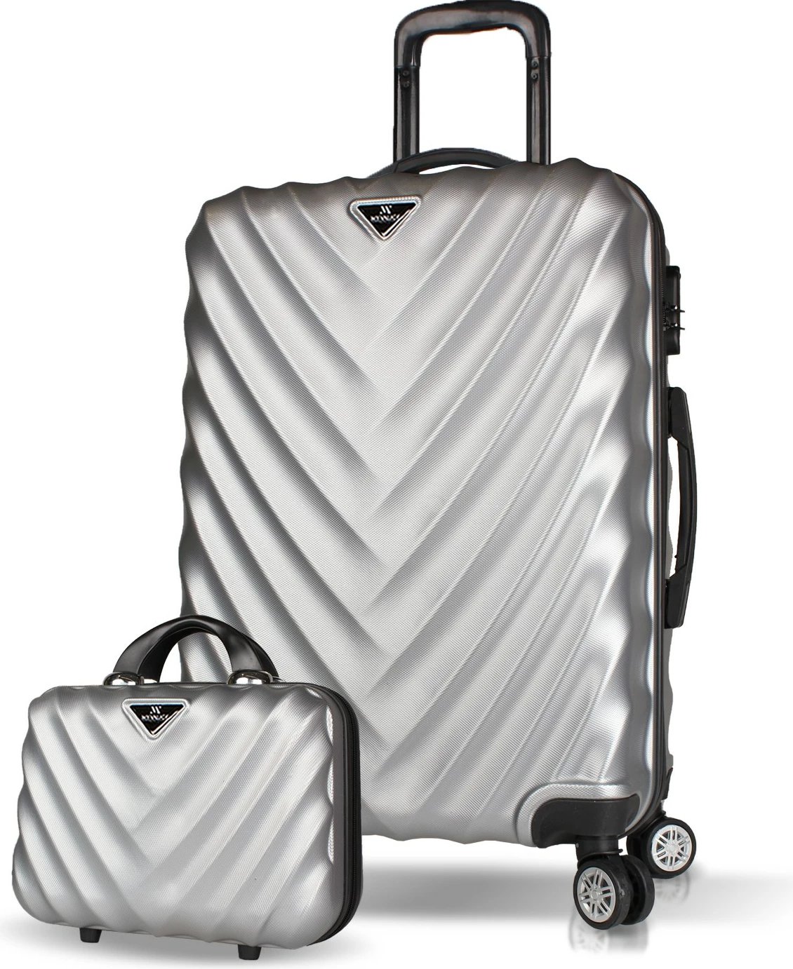 Set valixhesh (2 copë), ngjyrë gri, Zoozie Bags, 7439