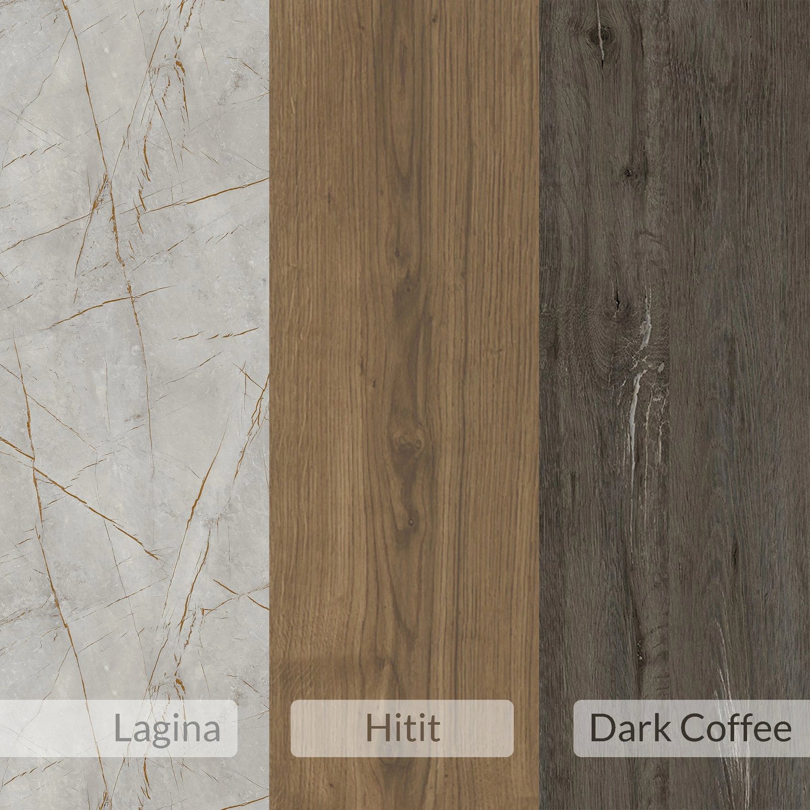 Tavolinë anësore Skye Decor, ngjyrë kafe e errët, Hitit