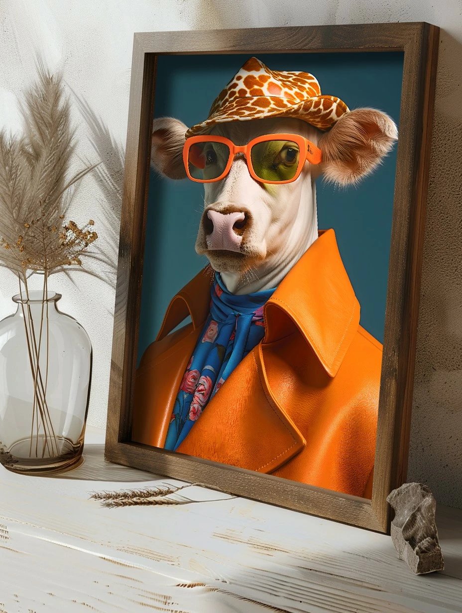 Pikturë dekorative me kornizë MDF, shumëngjyrëshe, Wallity GE143-L