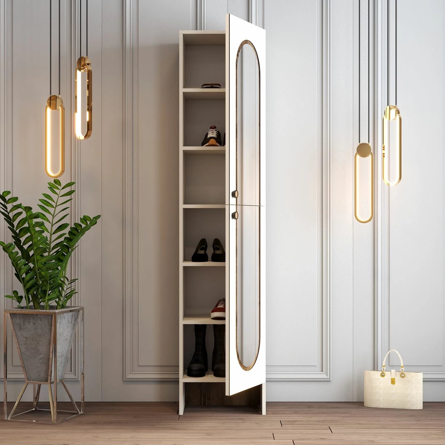 Stendë për korridor Skye Decor, Palermo M, krem, arre