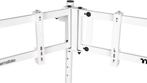 Mbajtës monitorësh Thermaltake Triple Monitor Stand Pro Snow, për 3 ekrane, çelik, i bardhë
