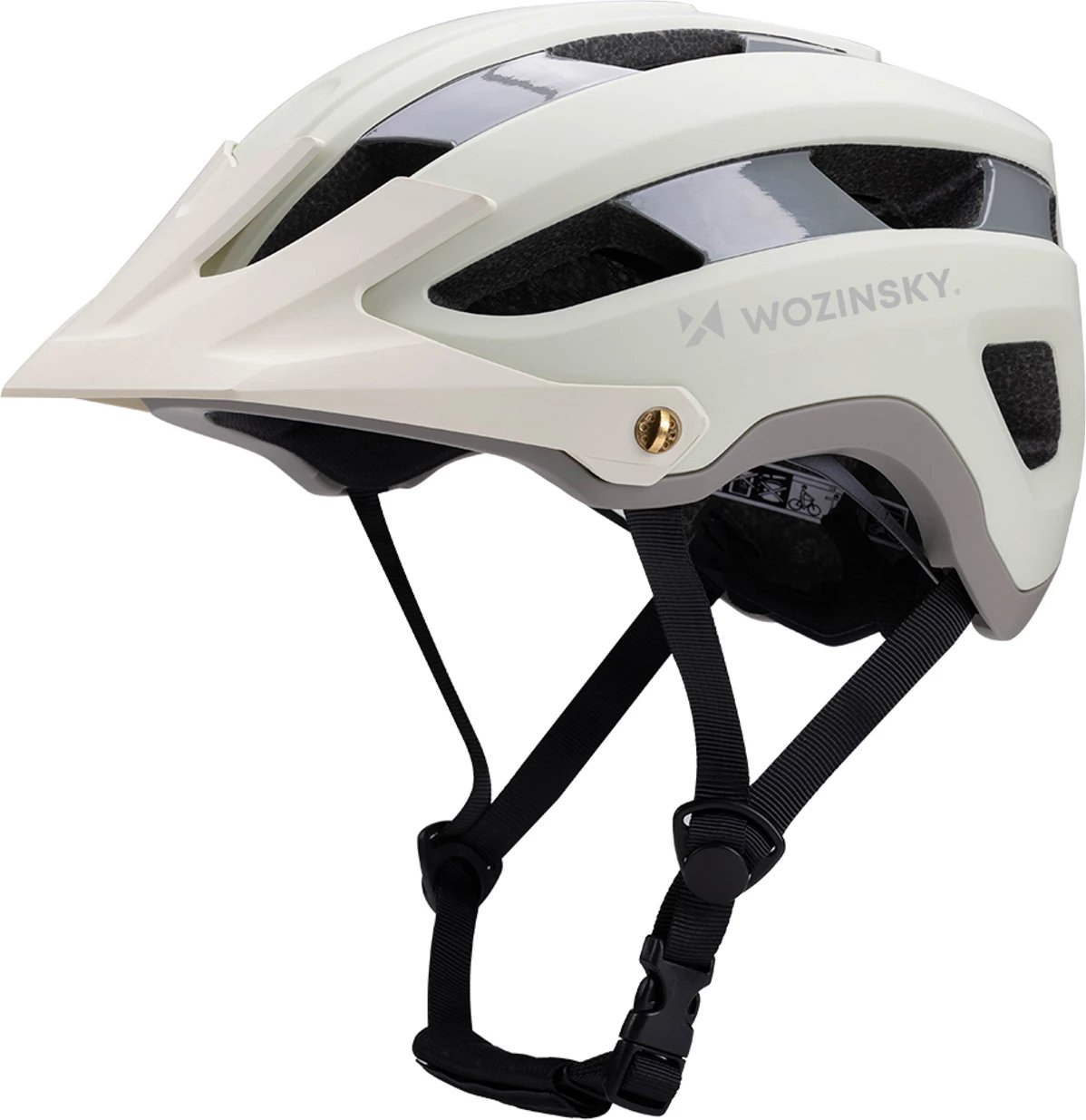 Helmetë biçiklete MTB, Wozinsky HT-001VM, madhësi L (57-62 cm), konstruktion PC+EPS, kajsi