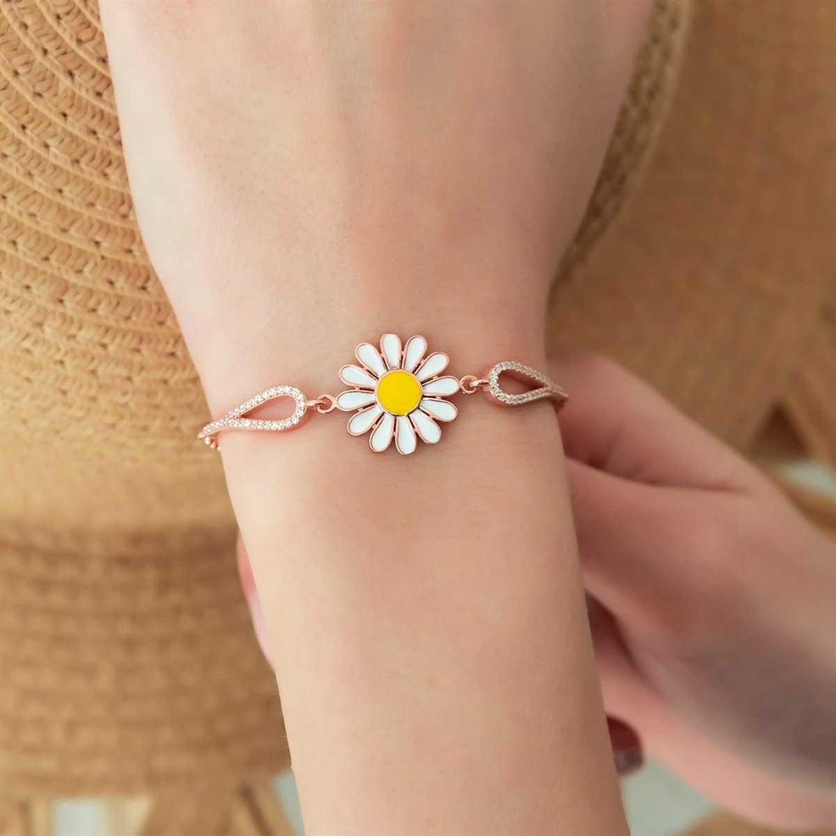 Byzylyk argjendi, ngjyrë rozë e artë, Jumeon, NRZ99104