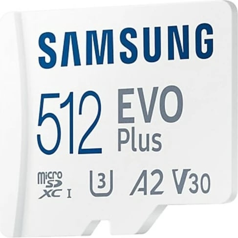 Kartelë memorie microSD Samsung EVO Plus 512GB me adapter SD