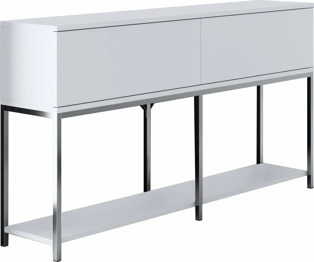 Set mobiljesh për dhomë dite, Hanah Home, Lord, e bardhë, argjend