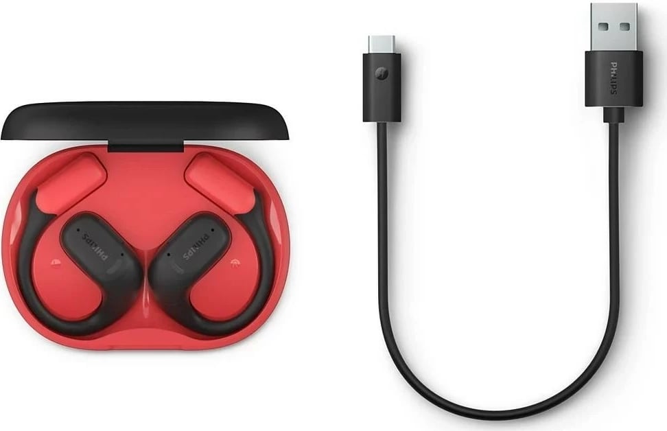 Kufje Philips TAA6709, Bluetooth, IP55, të zeza