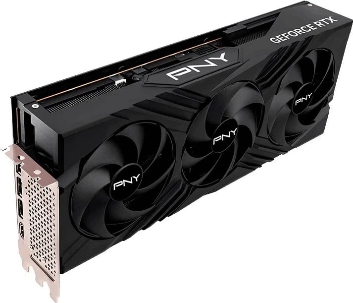 Kartelë grafike PNY GeForce RTX 4080 SUPER 16GB OC LED TF, e zezë
