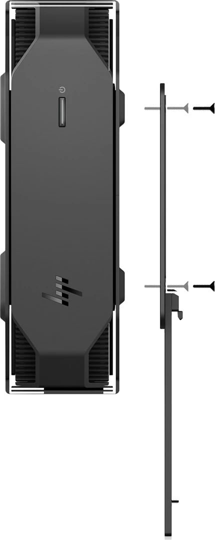Mbajtëse montimi për PC HP, 16U00AA, e zezë