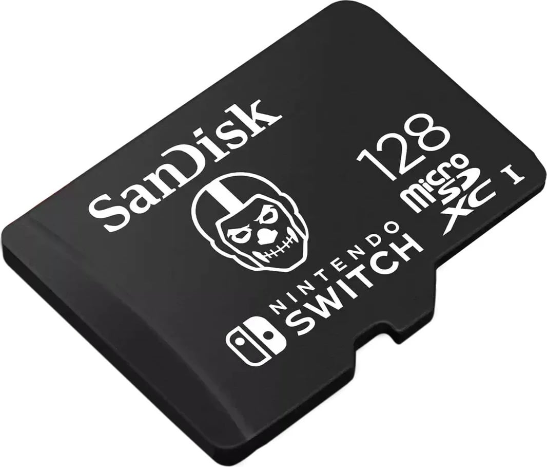 Kartelë memorie Sandisk Fortnite microSDXC 128GB, UHS-I, e zezë