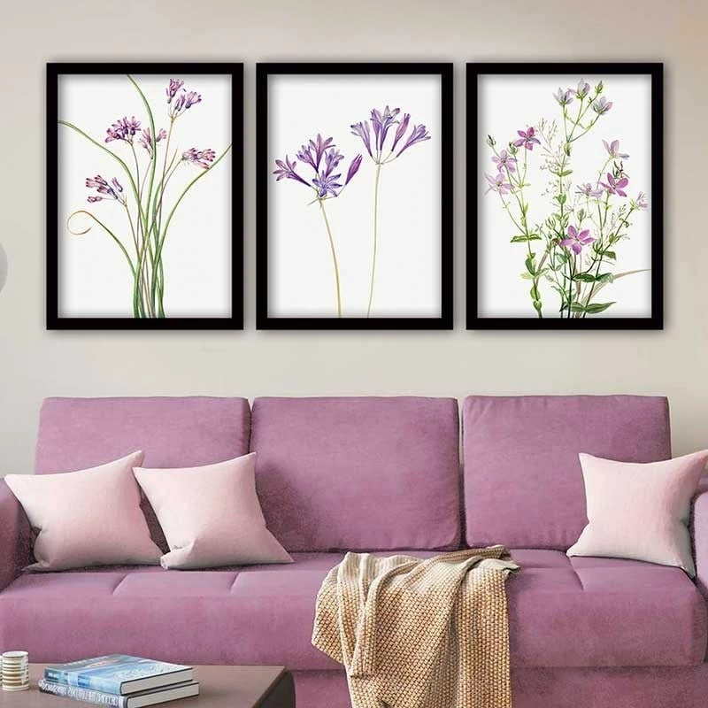 Pikturë dekorative me kornizë (3 copë), Wallity, 3SC_2613520_3545