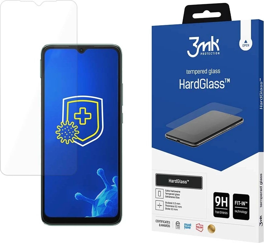 Xham mbrojtës 3mk HardGlass për Xiaomi Redmi 10C, Transparent