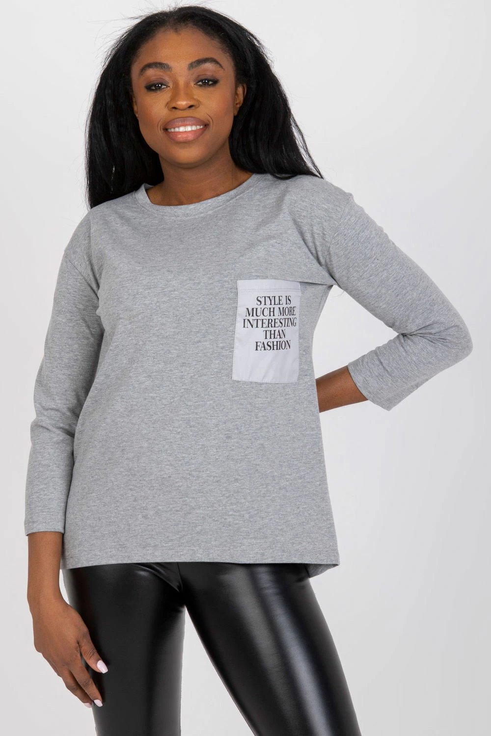 Bluzë Ex Moda model 164754, gri