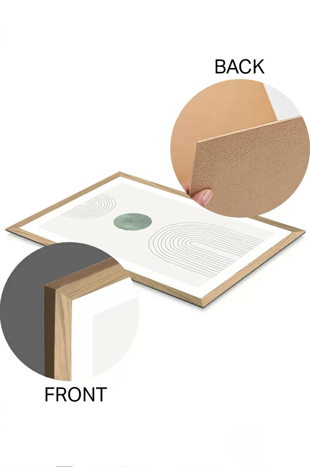 Pikturë dekorative, Wallity, Tekhammdf16, shumëngjyrëshe, 33x48cm