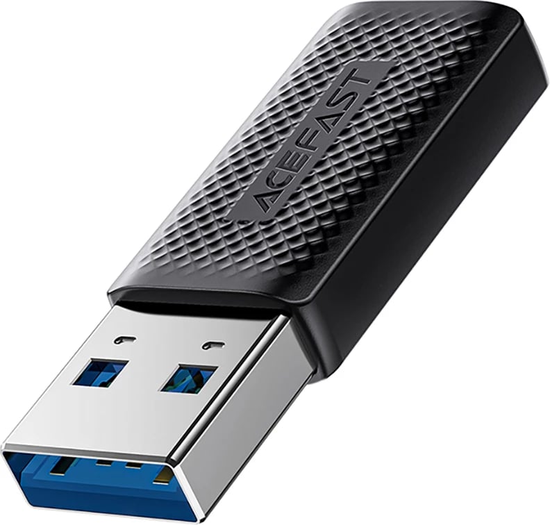 Adapter USB Acefast J2, USB-C (femër) në USB-A (mashkull), 5Gb/s, i zi