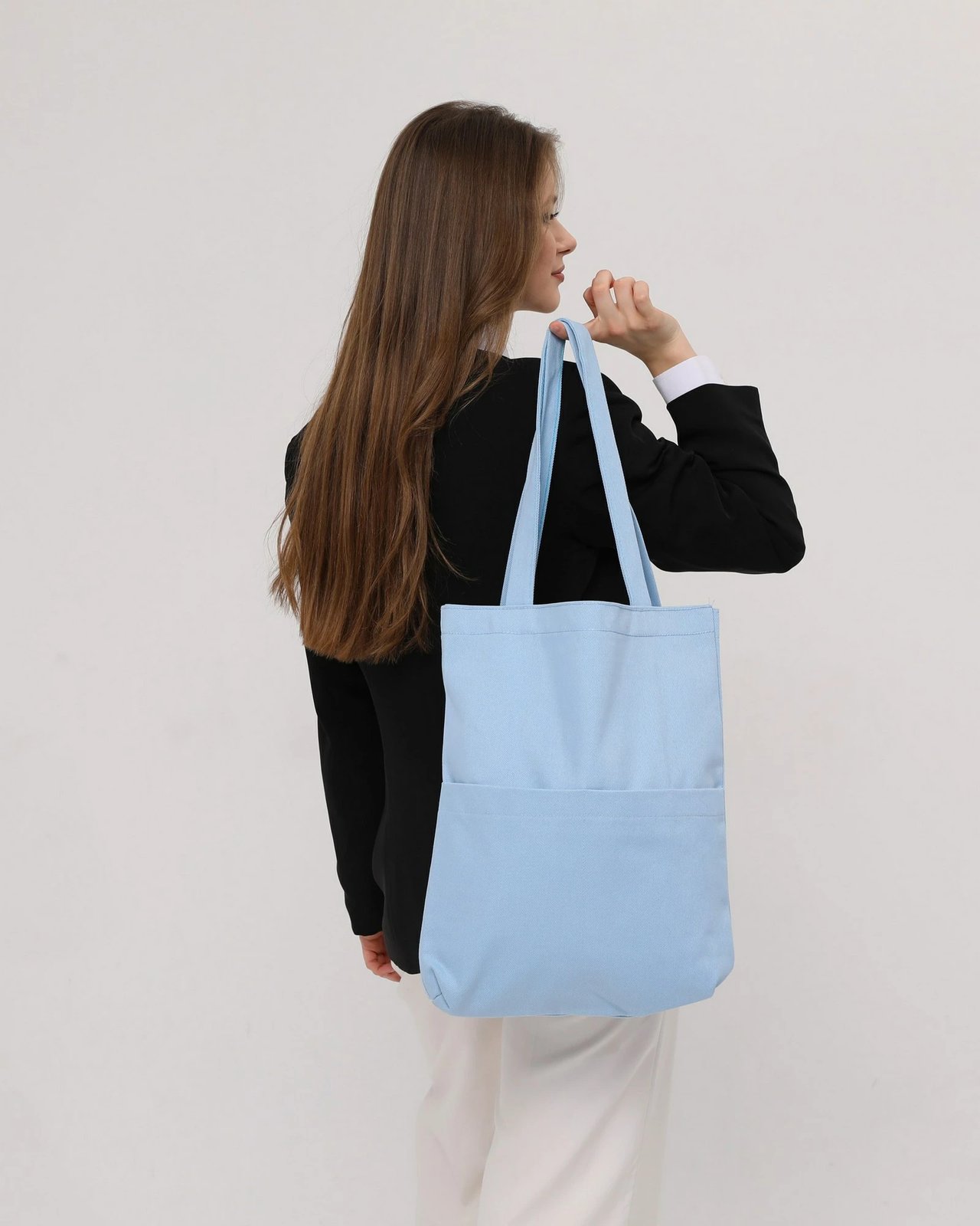 Torbë tote Zoozie Bags, ngjyrë e kaltër, 2069