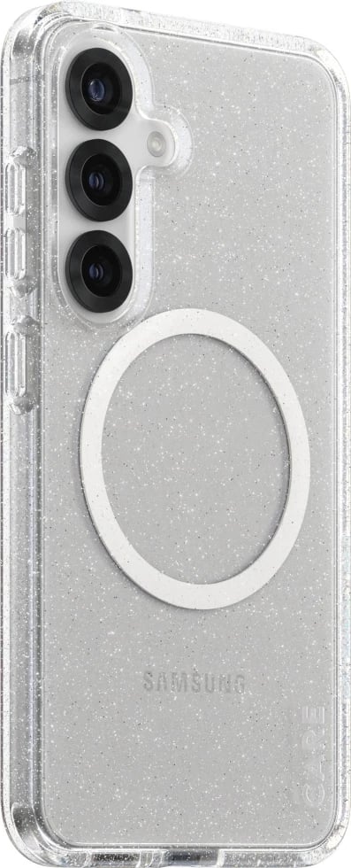 Mbështjellës PanzerGlass CARE Flagship Urban Combat Starlight White QI për Samsung Galaxy S25, Transparent