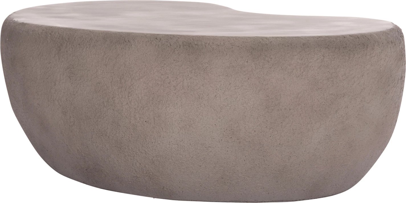 Tavolinë kafeje GERSON, fibër çimento, ngjyrë gri, FH18151.03S, 104x72x40cm