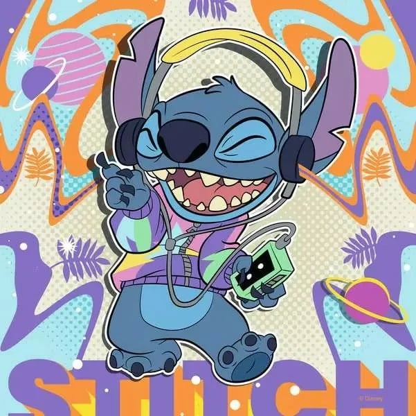 Puzzle për fëmijë Ravensburger 3x49 pjesë, Lilo & Stitch, shumëngjyrësh, set prej 3 copë