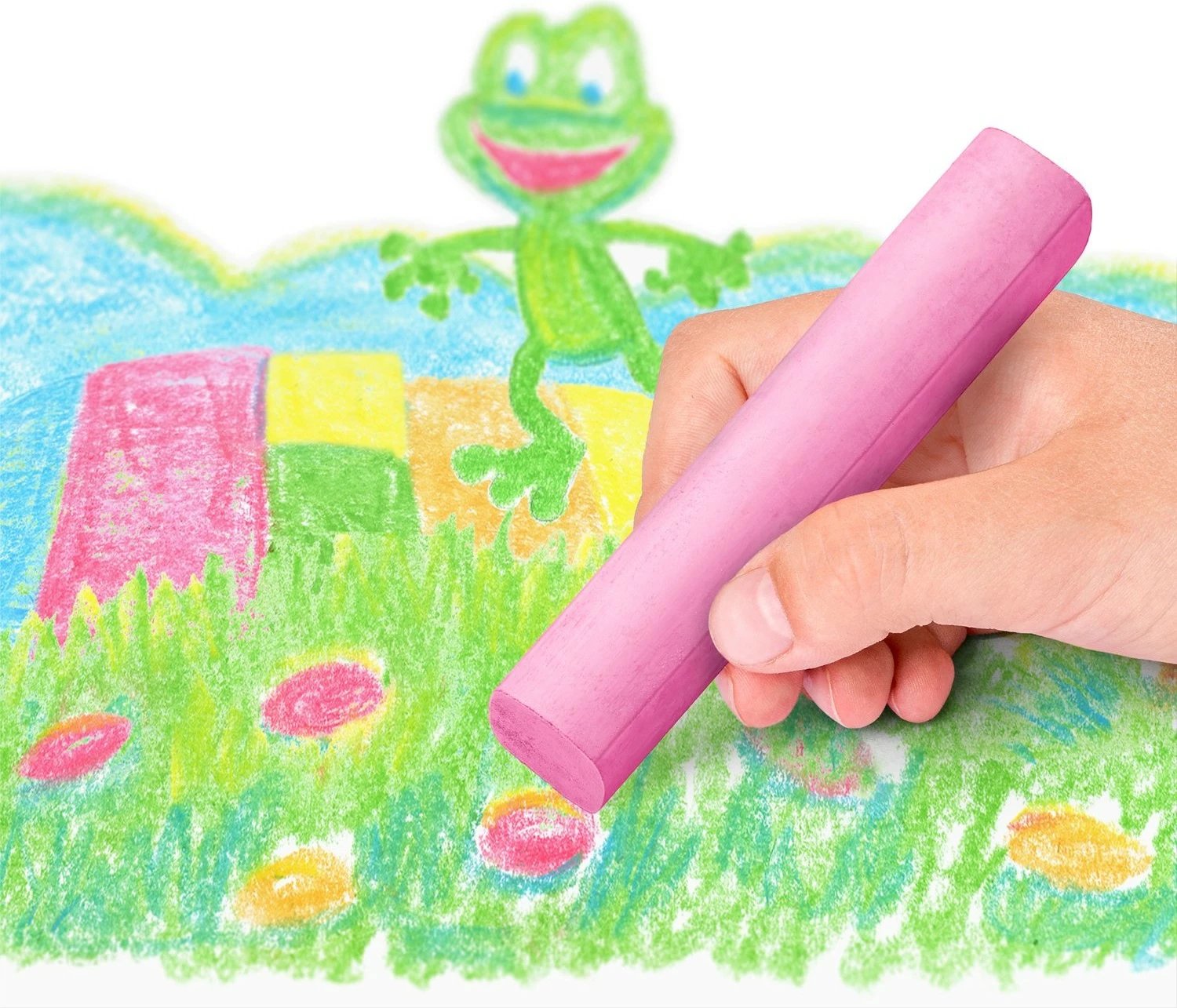 Kreda rrugës STAEDTLER Noris junior 6 copë, shumëngjyrëshe