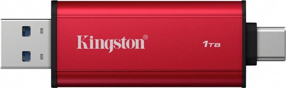 SSD i jashtëm, Kingston Dual Portable SPSD/1TB 1TB USB 3.2 Gen 2 USB-A/USB-C, e kuqe/zezë