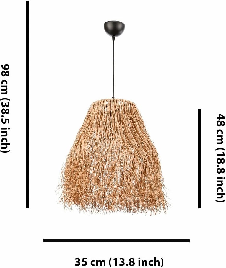 Llambë tavani Opviq, kapak rafie, Fringe Llambë tavani Opviq, kapak rafie, Fringe