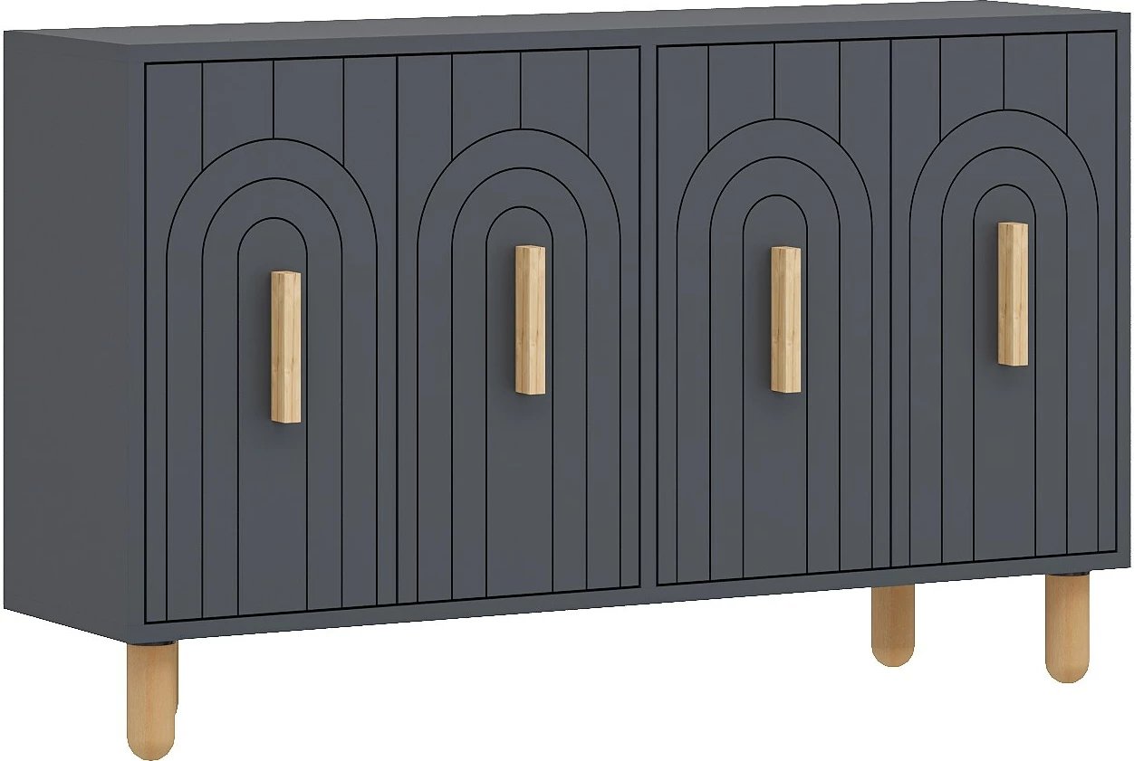 Konsol Skye Decor, ngjyrë antracit, Tiger Konsol Skye Decor, ngjyrë antracit, Tiger