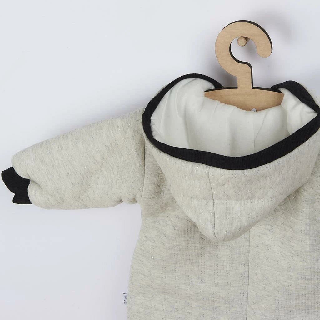 Kombinezon dimri për bebe me kapuç, KOALA, Star Vibes, 62 (3-6m), blu