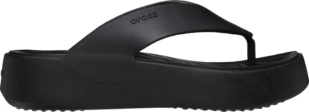 Flip-flop Crocs për femra, të zeza