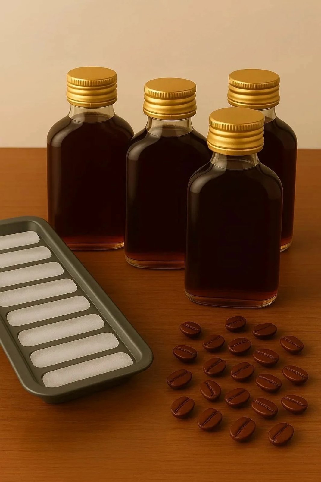 Set shishe qelqi (5 copë), Hermia Concept, Tu-Gold4Lu200Cckahvecam