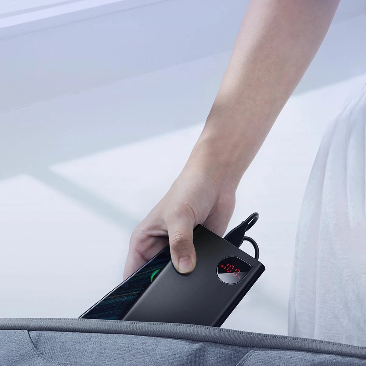 Powerbank Baseus Adaman Metal 10000mAh 22.5W, e zezë