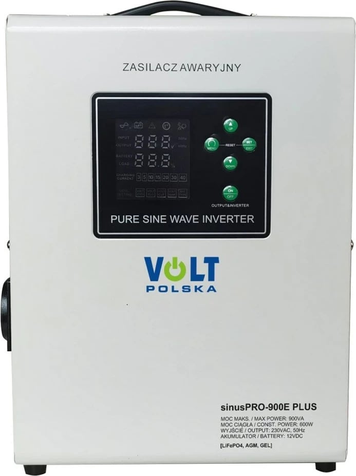 Inverter Volt Polska SinusPRO 900E Plus, 600/900W, LiFePO4