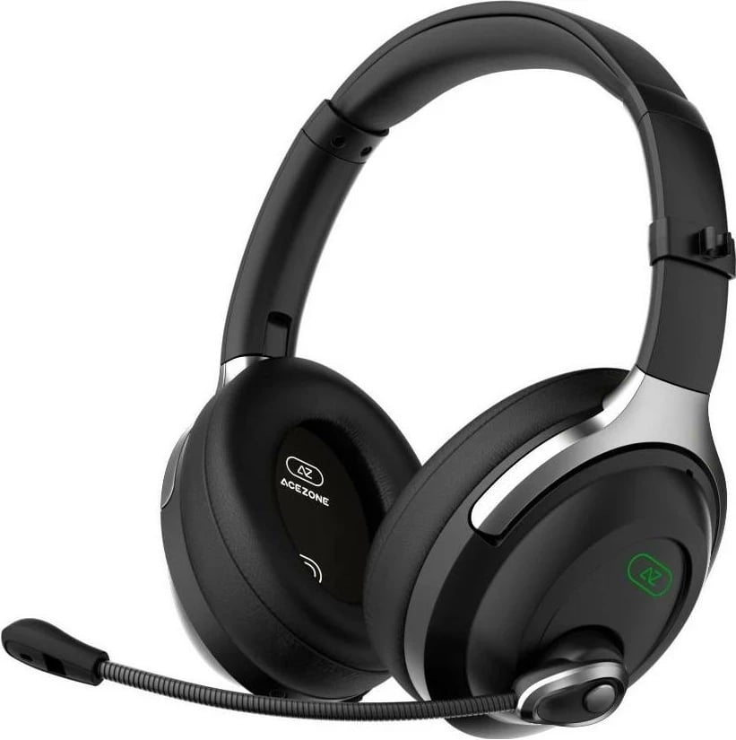 Kufje AceZone A-Spire Wireless, ANC, Bluetooth, e zezë-argjendtë