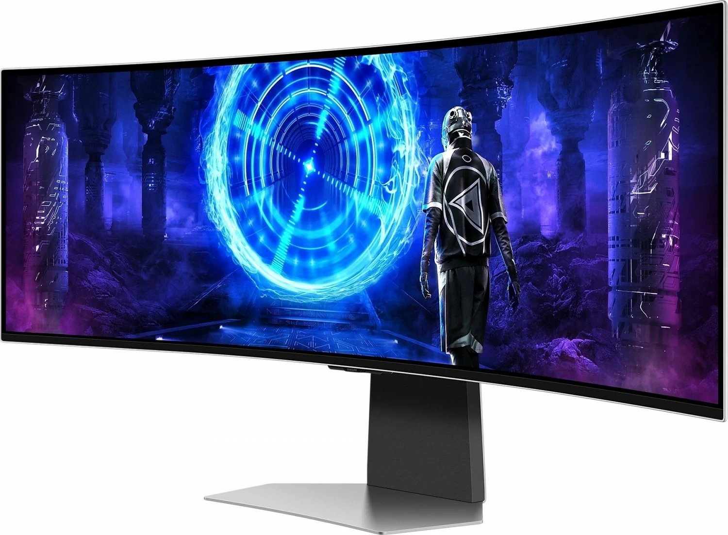 Monitor Samsung Odyssey OLED G9 LS49DG950SUXEN 49 inç, OLED, DQHD, 240Hz, Curved, Silver