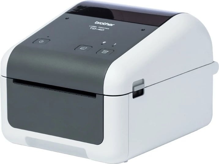Printer etiketa Brother TD-4210D, termik direkt, gri, bardhë Printer etiketa Brother TD-4210D, termik direkt, gri, bardhë