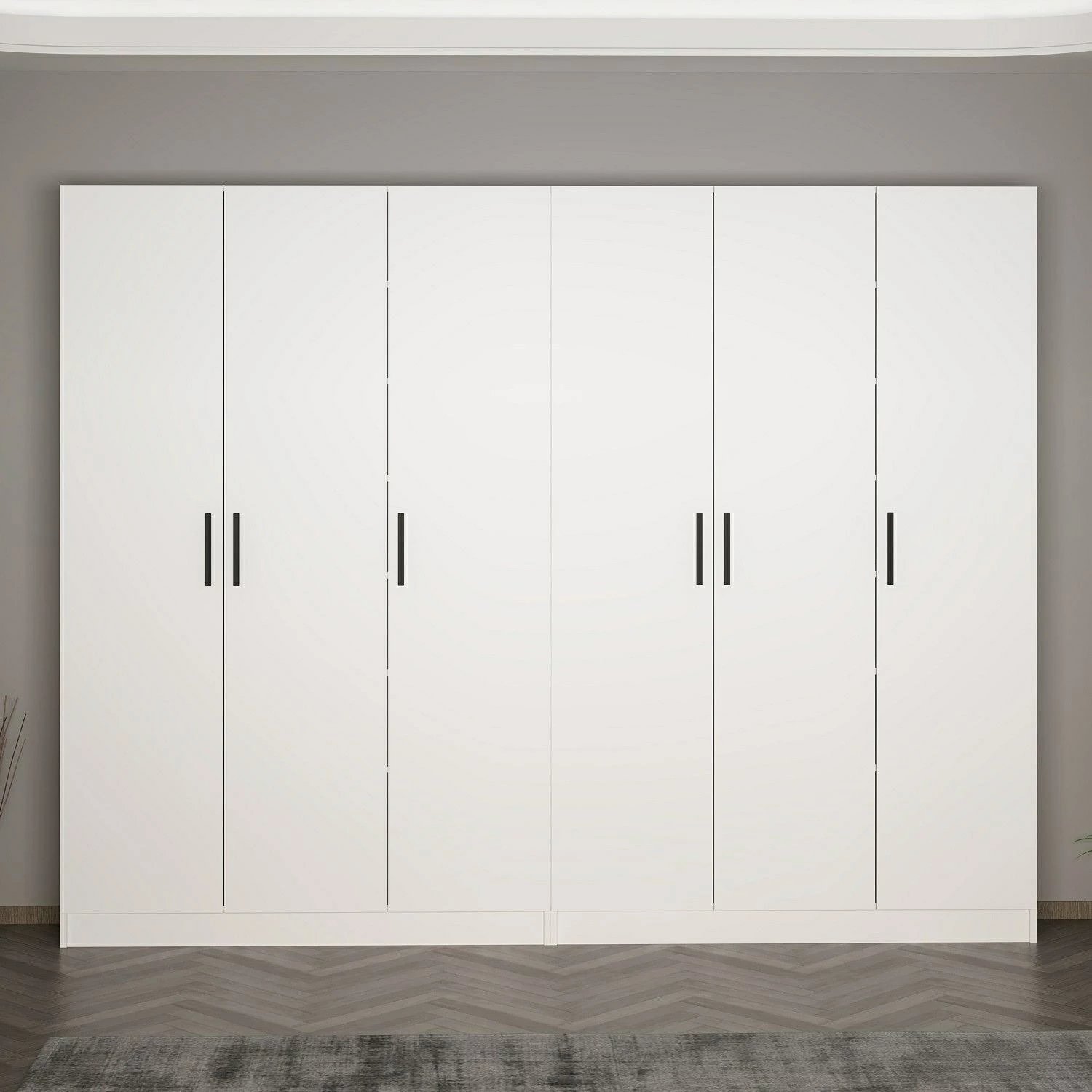 Stendë korridori Skye Decor, Noah, e bardhë, 270x210x35cm, 6 pjesë