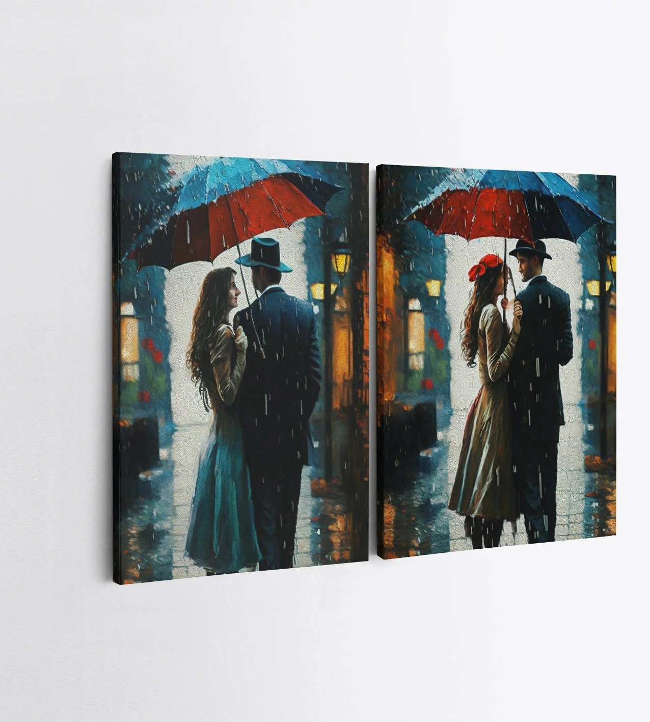 Pikturë dekorative në kanavacë (2 copë), Wallity, 2KNV4332, 50x70cm