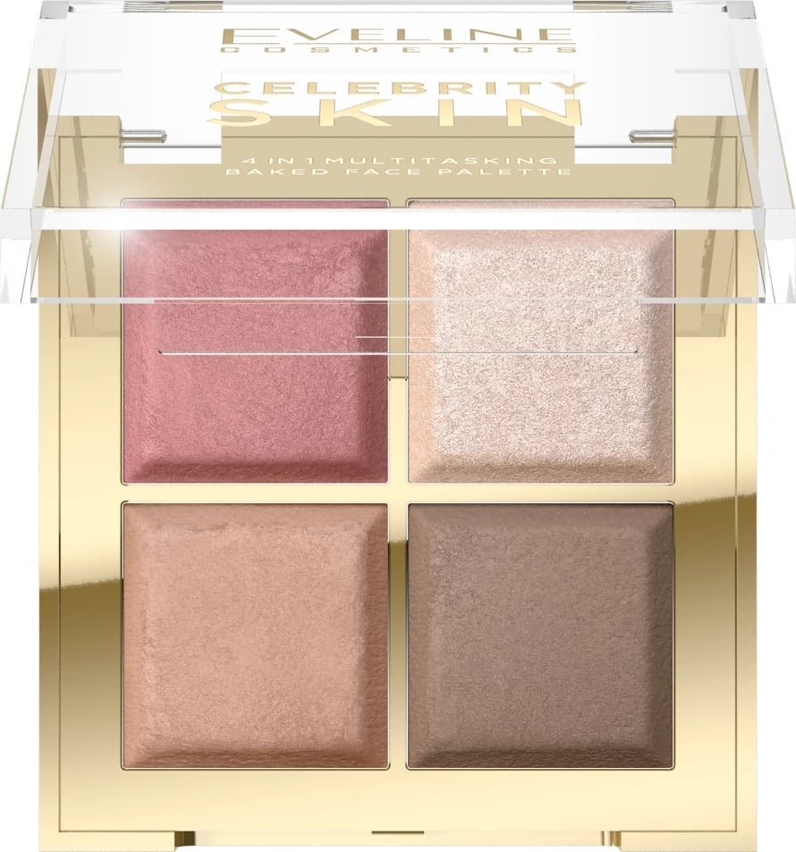 Paletë konturimi multifunksionale Eveline Cosmetics Celebrity Skin 4në1 për femra, 16g